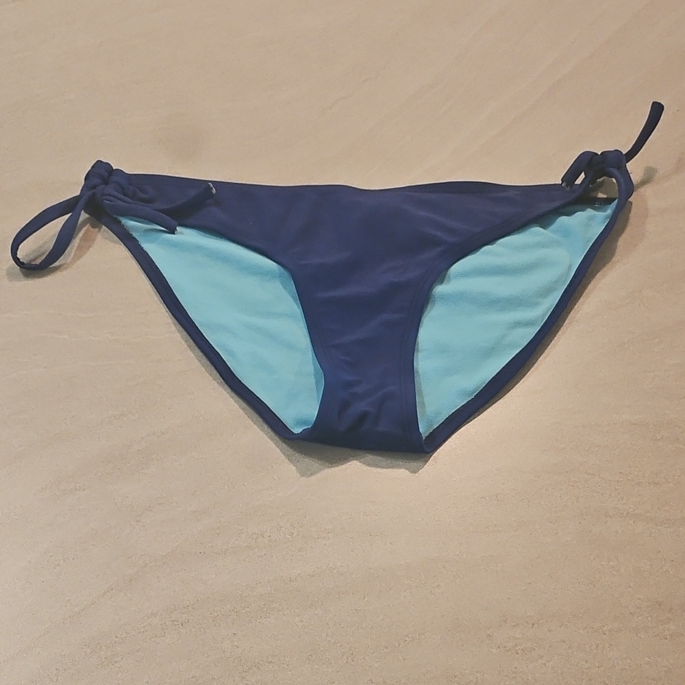 YMI Two-Tone Blue Bikini Bottom